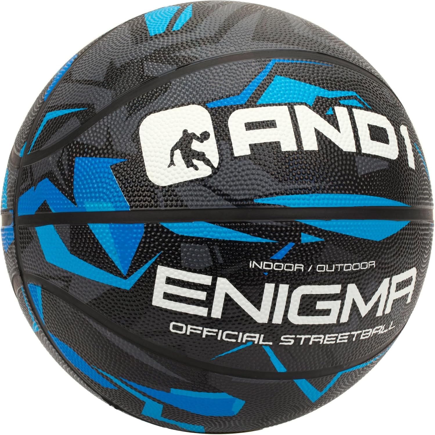 AND1 Enigma Balón de Baloncesto para Interior y Exterior, construcción de Canal Profundo y Durabilidad