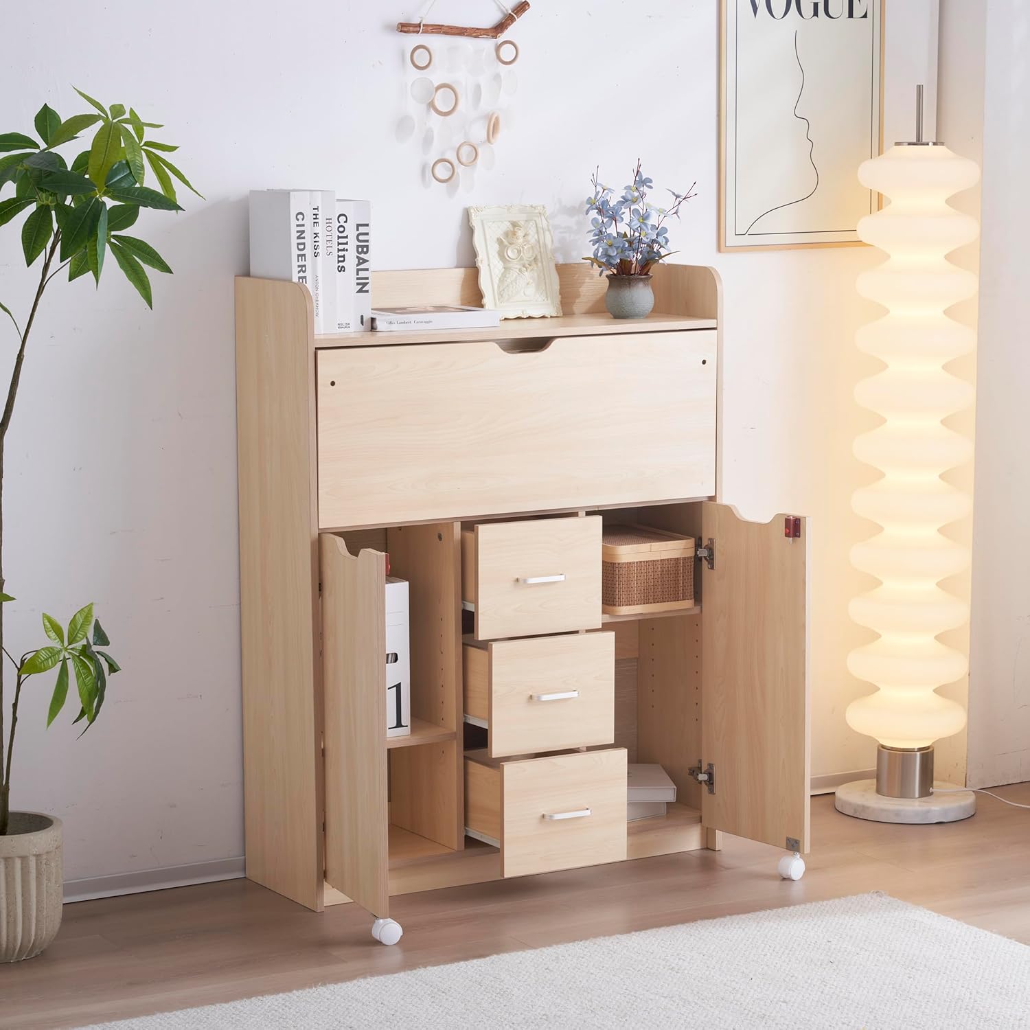 昭和レトロ 木製 箪笥 小箪笥 ミニタンス 3段 3杯 小物入れ 小物収納