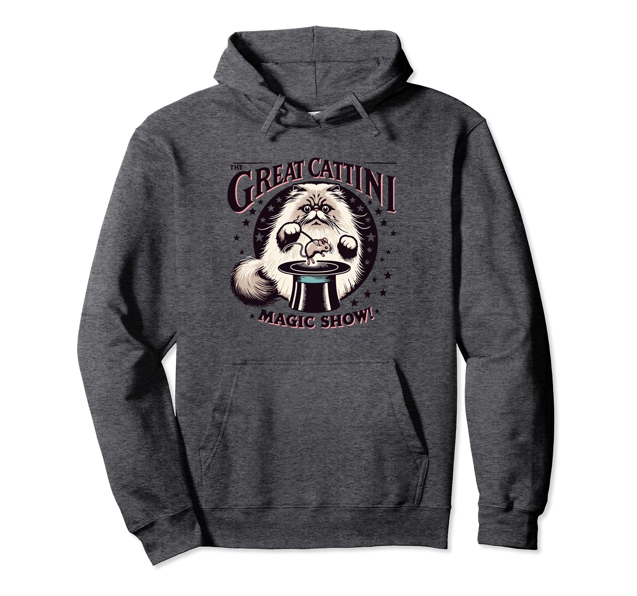 The Great Cattini Magic Show Pullover Hoodie