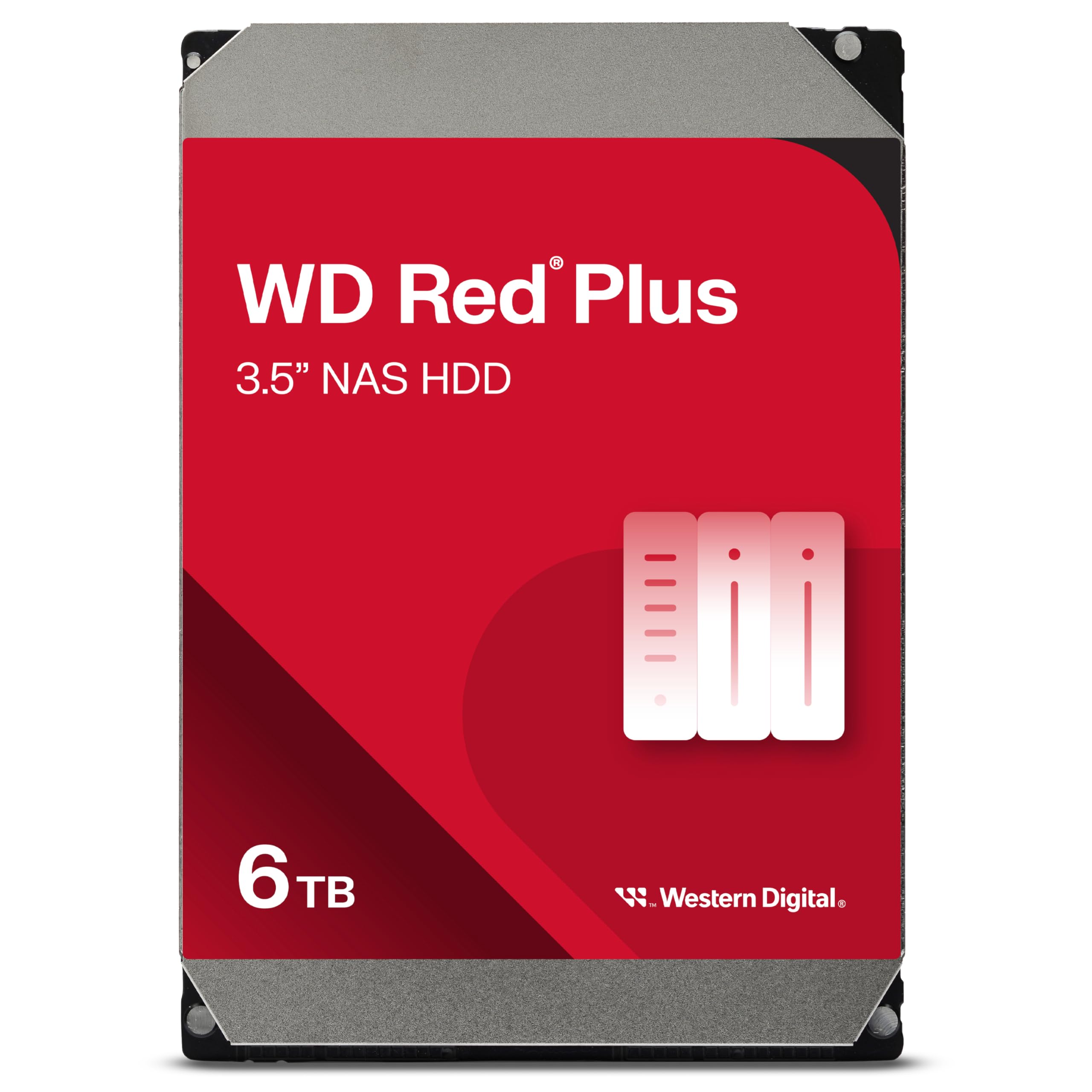 Amazon.com: Western Digital 6TB WD Red Plus NAS Internal - 外付け 