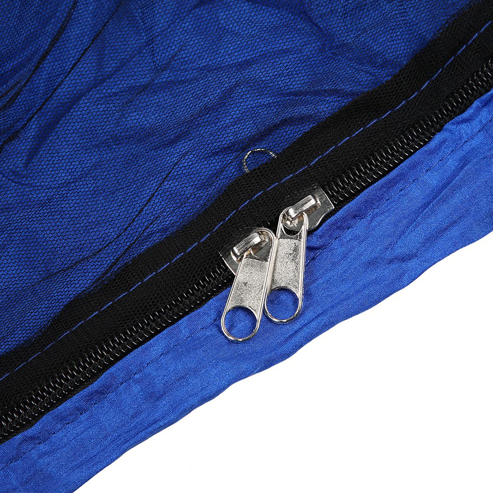 Cocoarm Amaca Amaca Portatile con Tessuto in Nylon e Zanzariera in Poliestere Carico da 300 Kg Tettuccio Antipioggia con Doppia Cerniera per Campeggio Viaggi Cortile Giardino Adulti (Cielo blu con