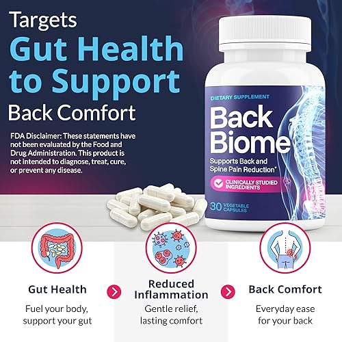 Miniatura 4 de Fórmula probiótica avanzada de 7 cepas para la salud intestinal y de la espalda - Apoya el equilibrio digestivo, reduce la inflamación, promueve la