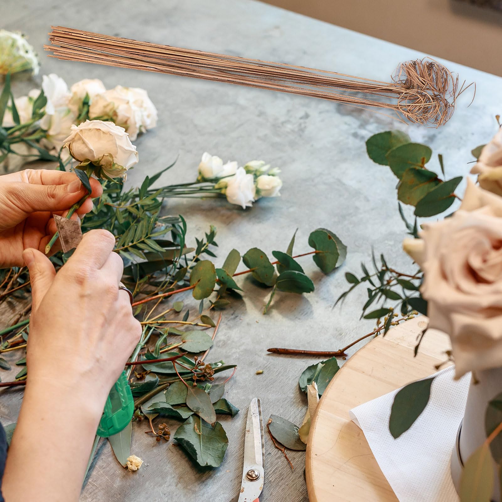 PATIKIL Ramo Arricciato, 60 Pz Rami di Salice Naturali Essiccati Rametti Alberi di Natale Ornamenti per Casa Cucina Matrimonio Fai da Te Artigianato Ghirlande Vasi Decor Regalo, Legno