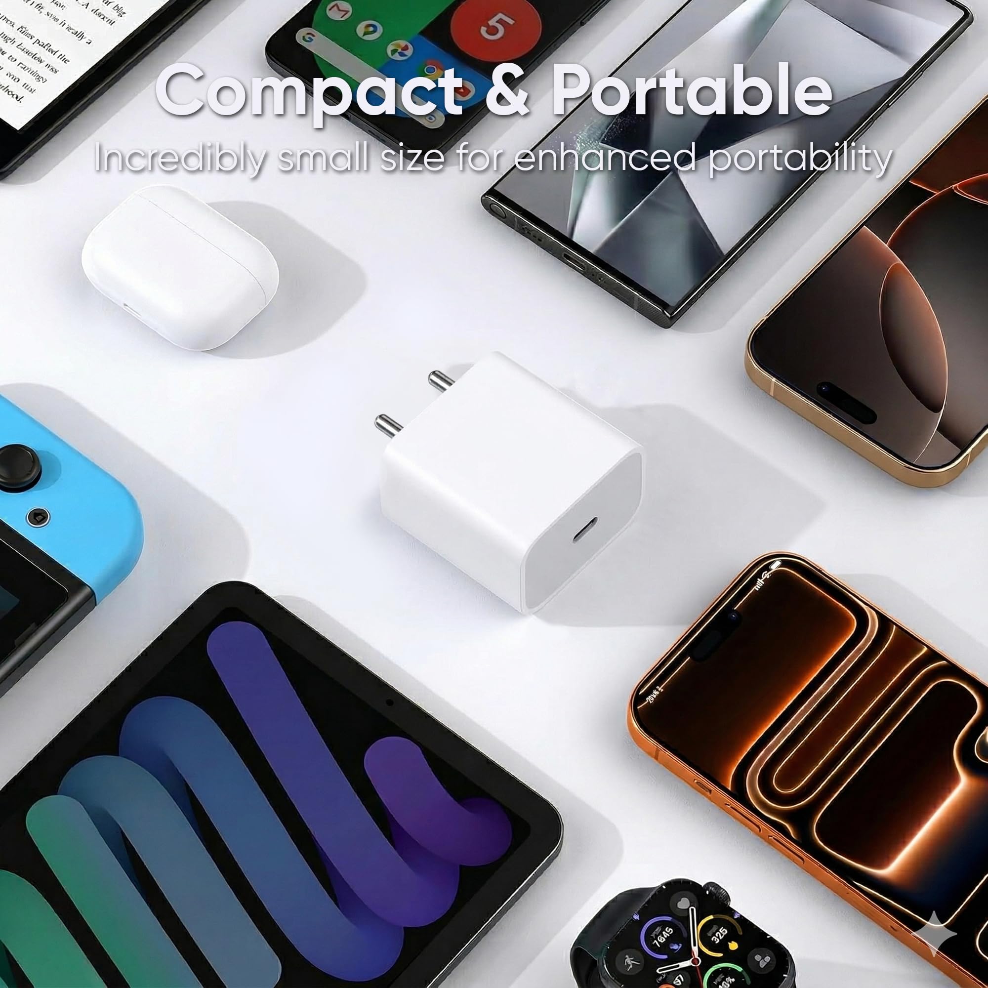 KARWAN 20W USB-C Charger - Fast iPhone iPad Airpods -3