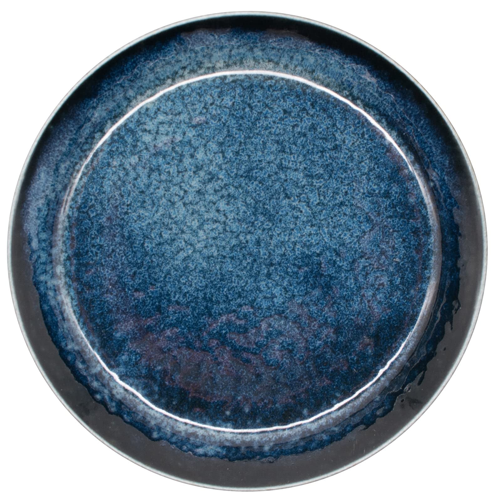 Aito Seisakusho 517024 Natural Color Plate, Approx. 5.5 inches (14 cm), Medium, Stylish, Tableware, Navy, Mino Ware, Popular, Dishwasher and Microwave Safe, Made in Japan : Home & Kitchen