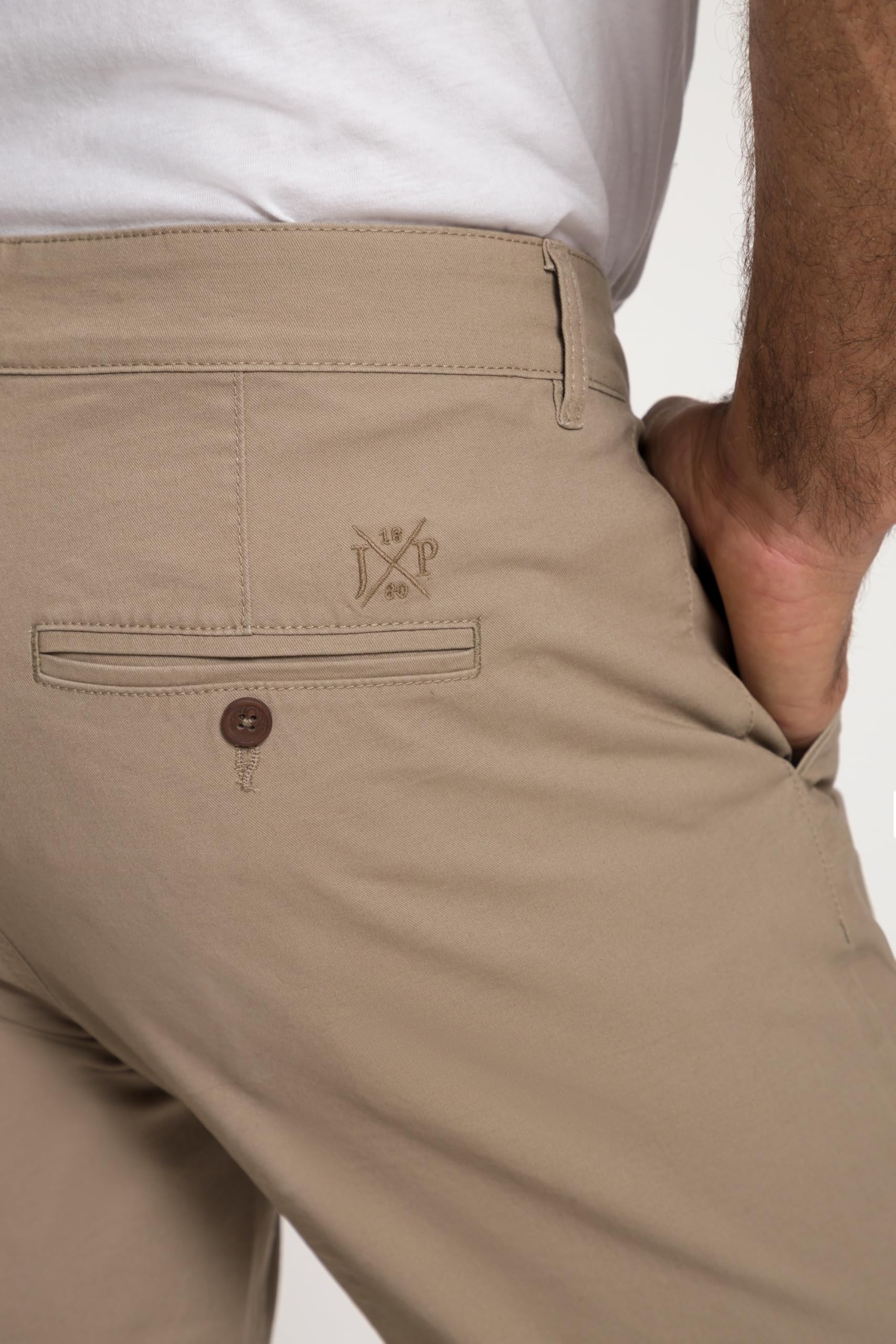JP 1880 Herren große Größen Übergrößen Menswear L-8XL Chino Hose, Bauchfit, Regular Fit 748444