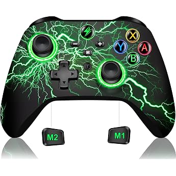 GAMSINGY Switch Controller, Wireless Controller Switch with Precise Motion Control, Dual Motors Vibration, Turbo, Macro, Wake