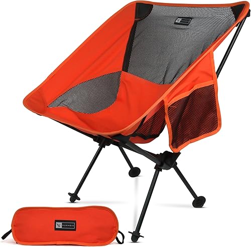 Miniatura 1 de Silla de camping portátil  Silla plegable ligera con diseño compacto para camping, mochilero, senderismo, pesca, playa o cualquier otra aventura al