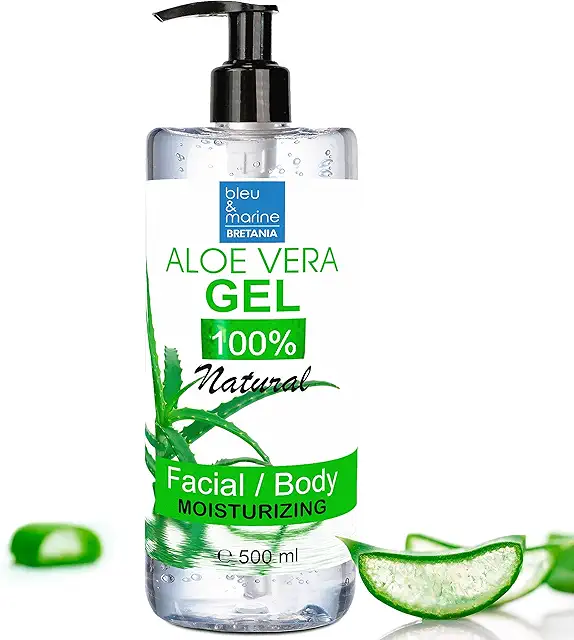 Gel d'Aloe Vera 100% Naturel | Hydratant Visage, Corps et Cheveux | 500 ml