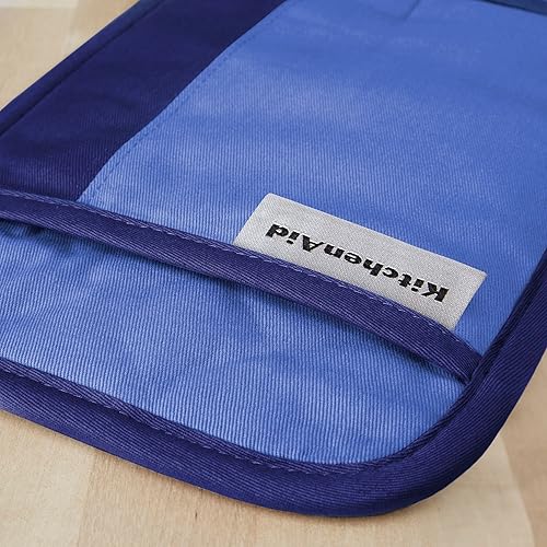 Miniatura 24 de KitchenAid Beacon - Juego de soportes antideslizantes de dos tonos, batido/beige, 7 x 10 pulgadas, 2 piezas