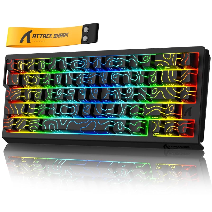 【新品】ATTACK SHARK X68MAX HE USB-C X68MAX HE Rapid Trigger Magnetic Keyboard | CNC Aluminum