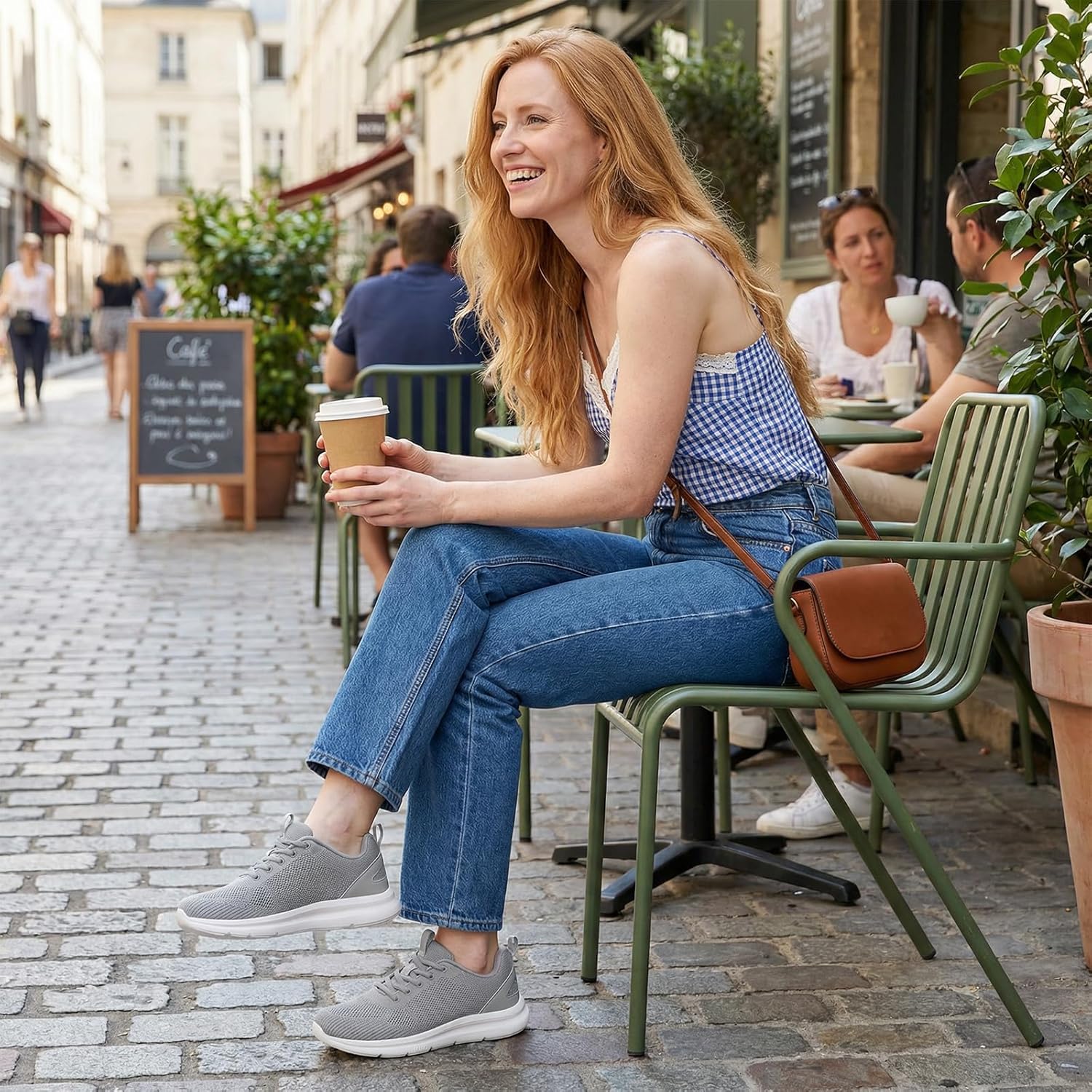 Shoes Women Extra Wide Width Sneakers Gym Workout Training Walking Orthopedic Swollen Feet Diabetic for Plantar Fasciitis Arch Support Bunions Light Breathable - Image 3