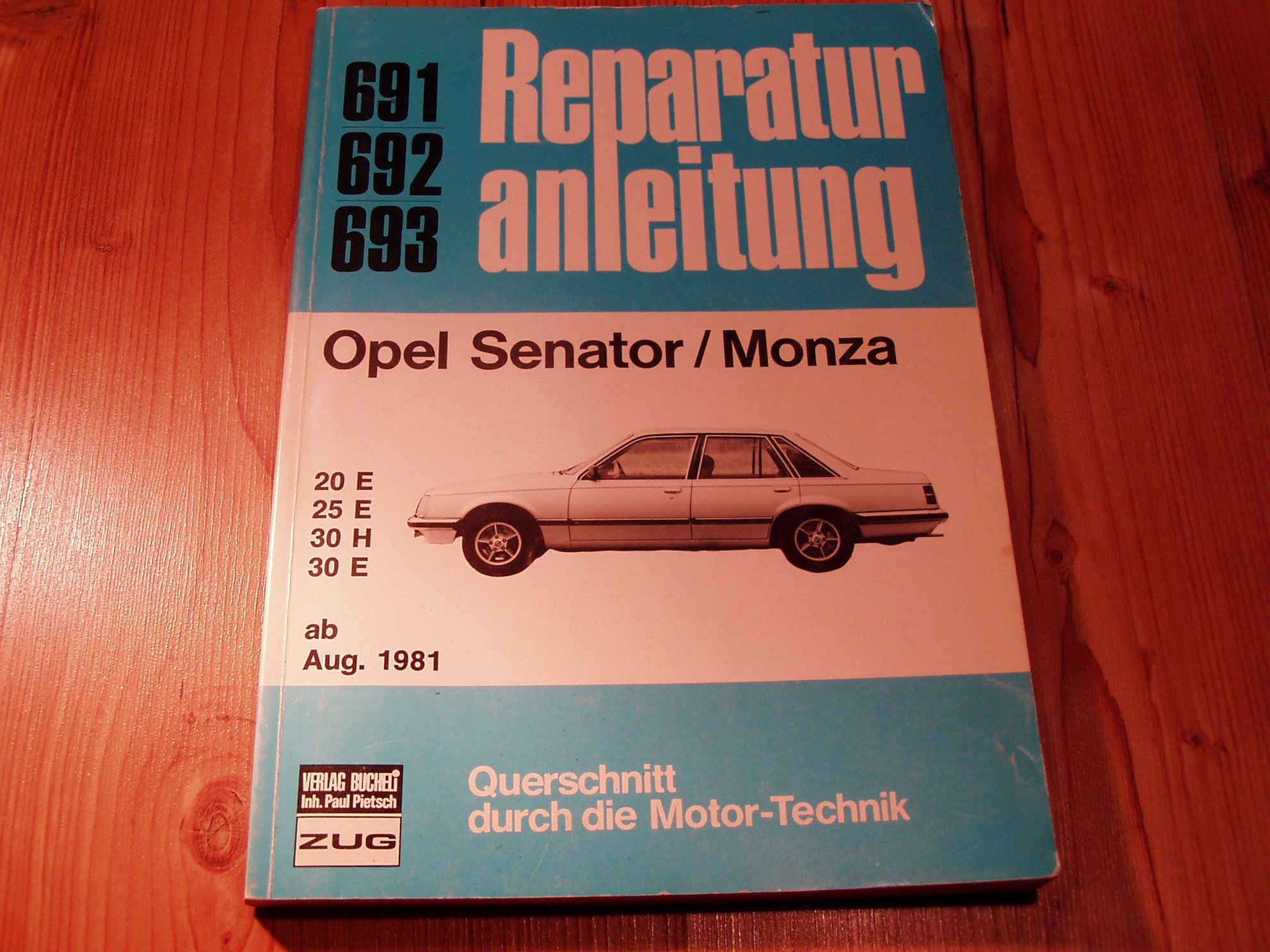 Opel Senator/Monza ab August 1981: 20 E, 25 E, 30 H, 30 E