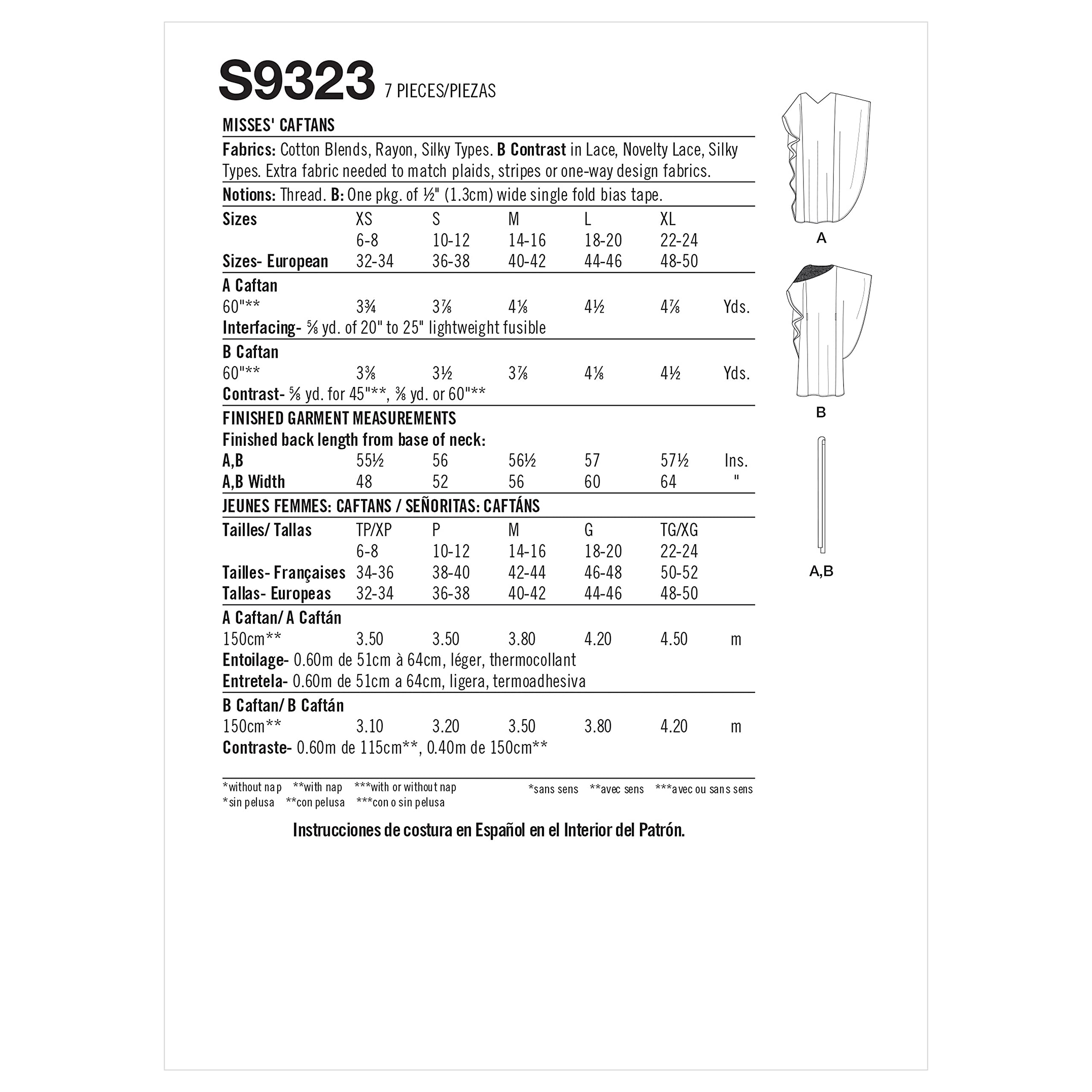 Simplicity 4224 - Cartamodello da donna, con gonna varianti, cintura