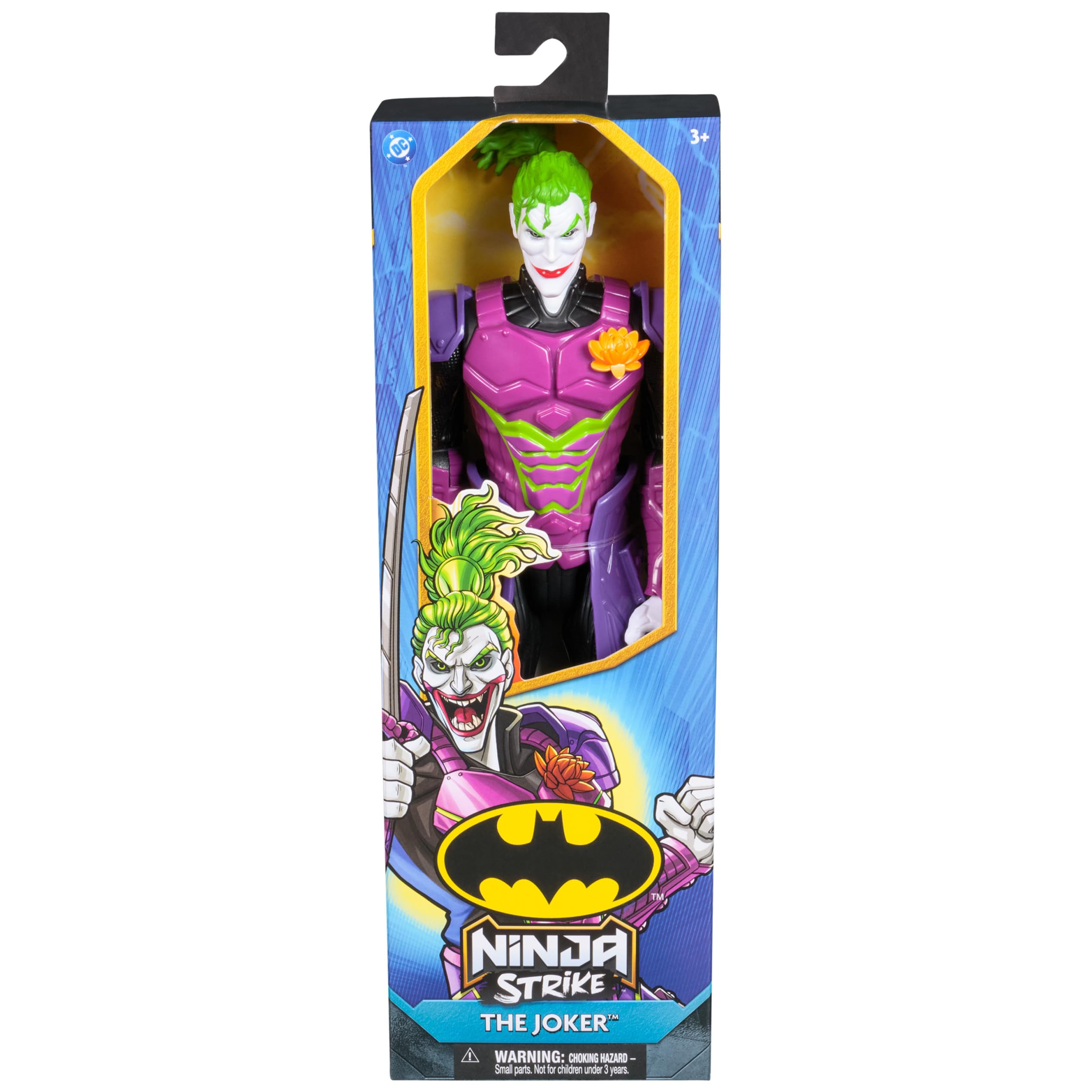 DC Comics, Batman™ Ninja Strike 12" The Joker Action Figure, Super Hero Collectible Kids Toys for Boys and Girls Ages 3 & Up