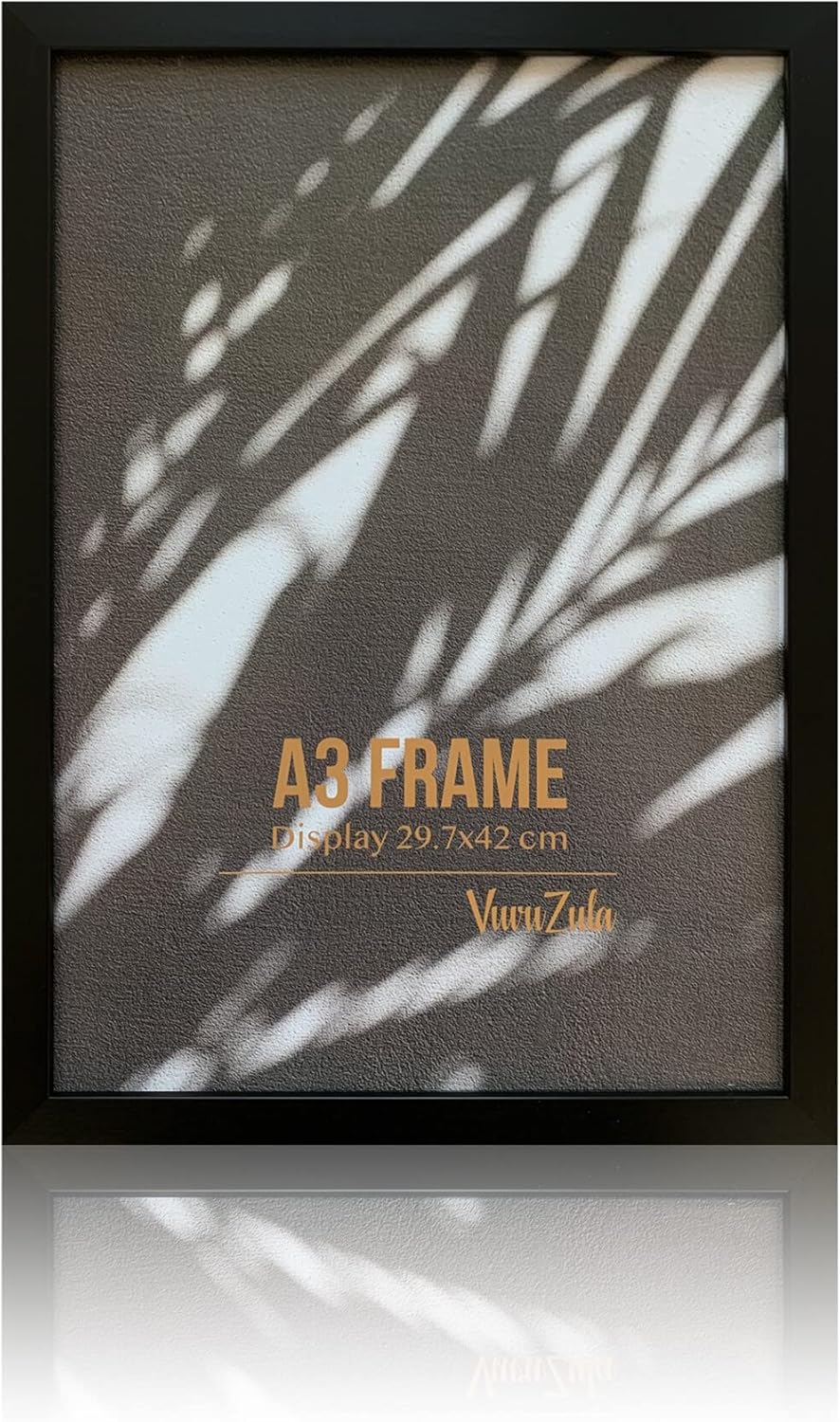 VUVUZULA A3 Frame Black Picture Frames A3 Photo Frame A3 Black Frame