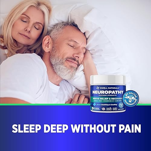 Miniatura 3 de OWELL NATURALS Neuropatía - Crema para aliviar los nervios de 2 onzas líquidas (paquete de 2)  Máxima fuerza, no grasa, totalmente natural para