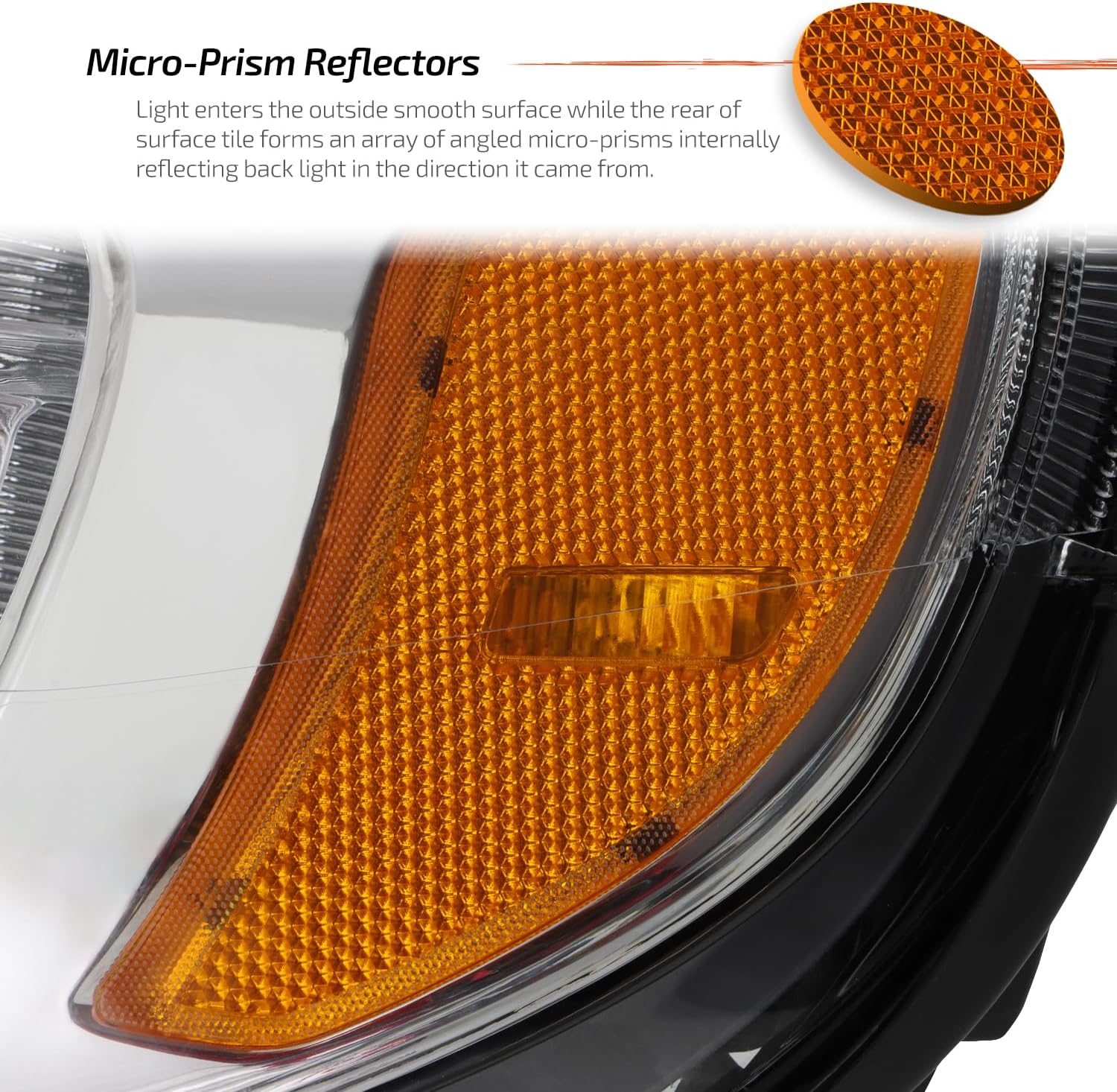 AKKON - Fits 2015-2022 RAM ProMaster City Chrome Headlights Headlamps Pair Driver+Passenger Replacement 15-22