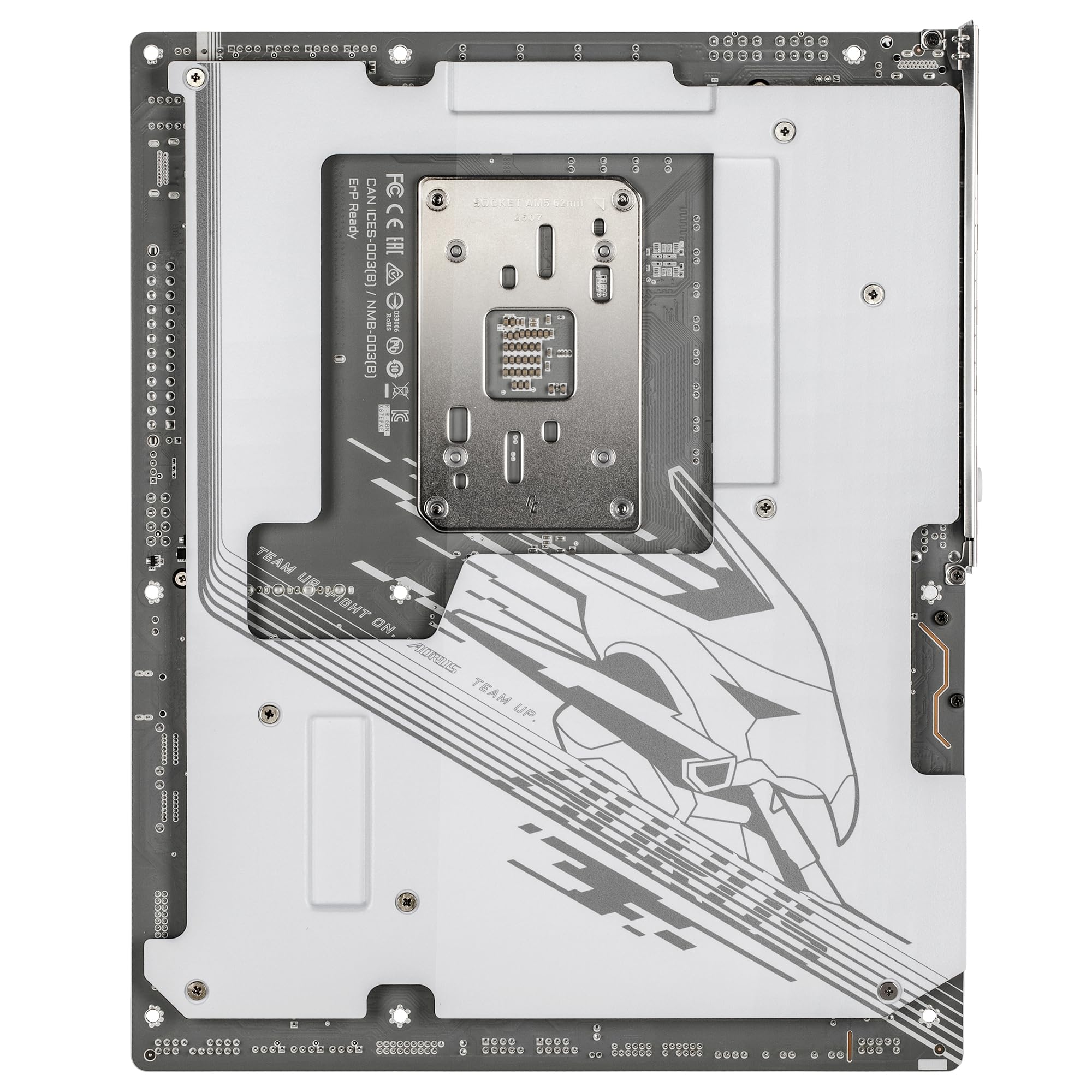 GIGABYTE X870E AORUS PRO X3D ICE Scheda Madre – Supporta CPU AMD Ryzen 9000, VRM Digitale a 18+2+2 fasi, fino a 9000 Hz DDR5 (OC), 2 x PCIe 5.0 + 2 x PCIe 4.0, Wi-Fi 7, LAN 5 GbE, USB 4