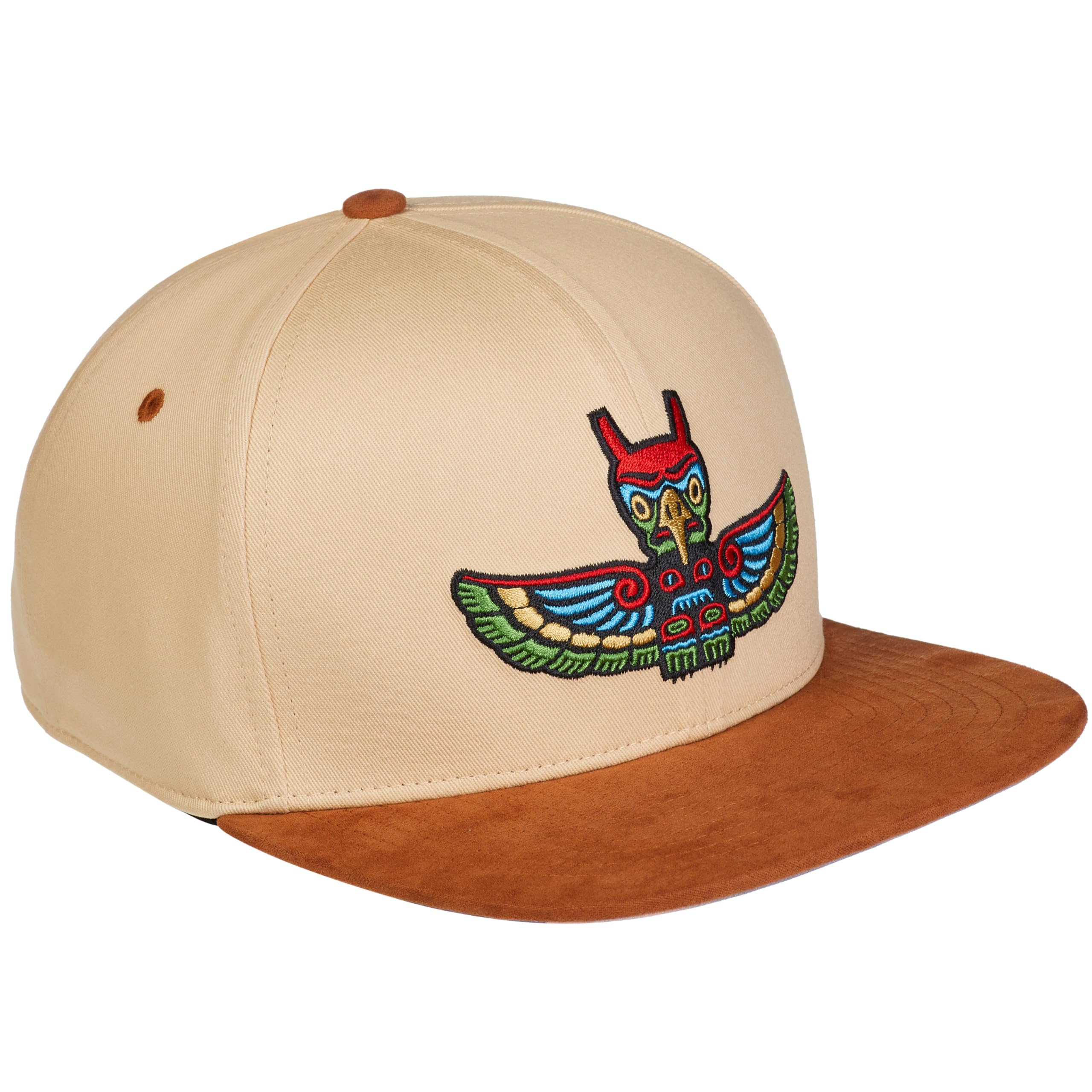 Cadency Gorra de béisbol para hombre y mujer, gorra de béisbol, visera recta, talla ajustable, unisex, Tótem - Beige, Talla única