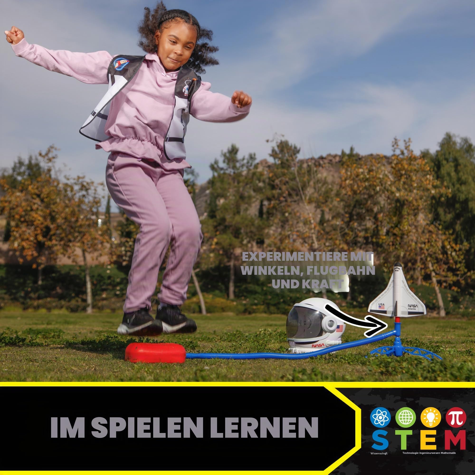 Stomp Rocket 40020 NASA Collection Stumpfe Rakete