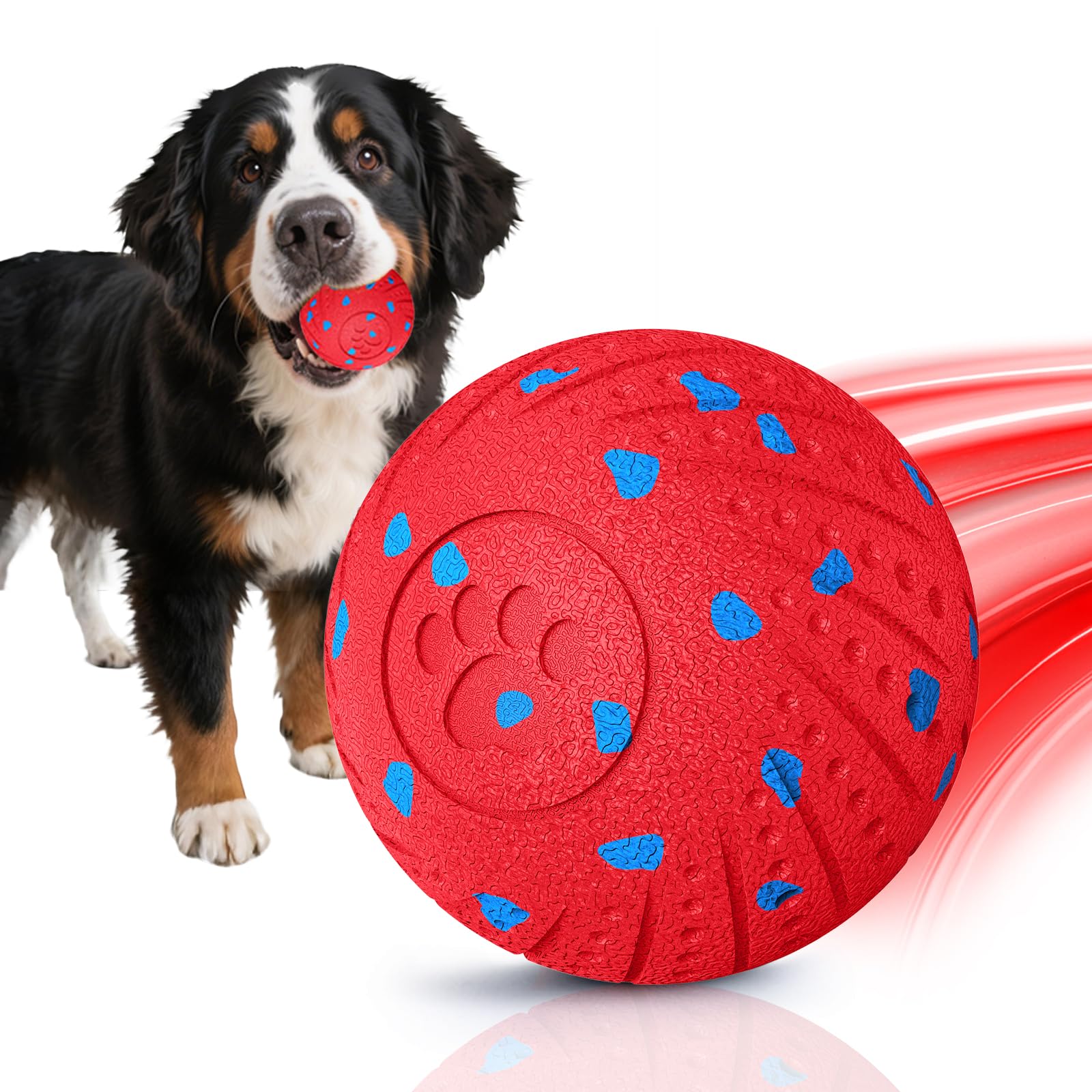 Giocattoli interattivi per cani: palla intelligente per cani – rimbalzo automatico, vibrazione e salto! Design Duraspin durevole per masticatori aggressivi. Ricaricabile e di lunga durata, mantiene i