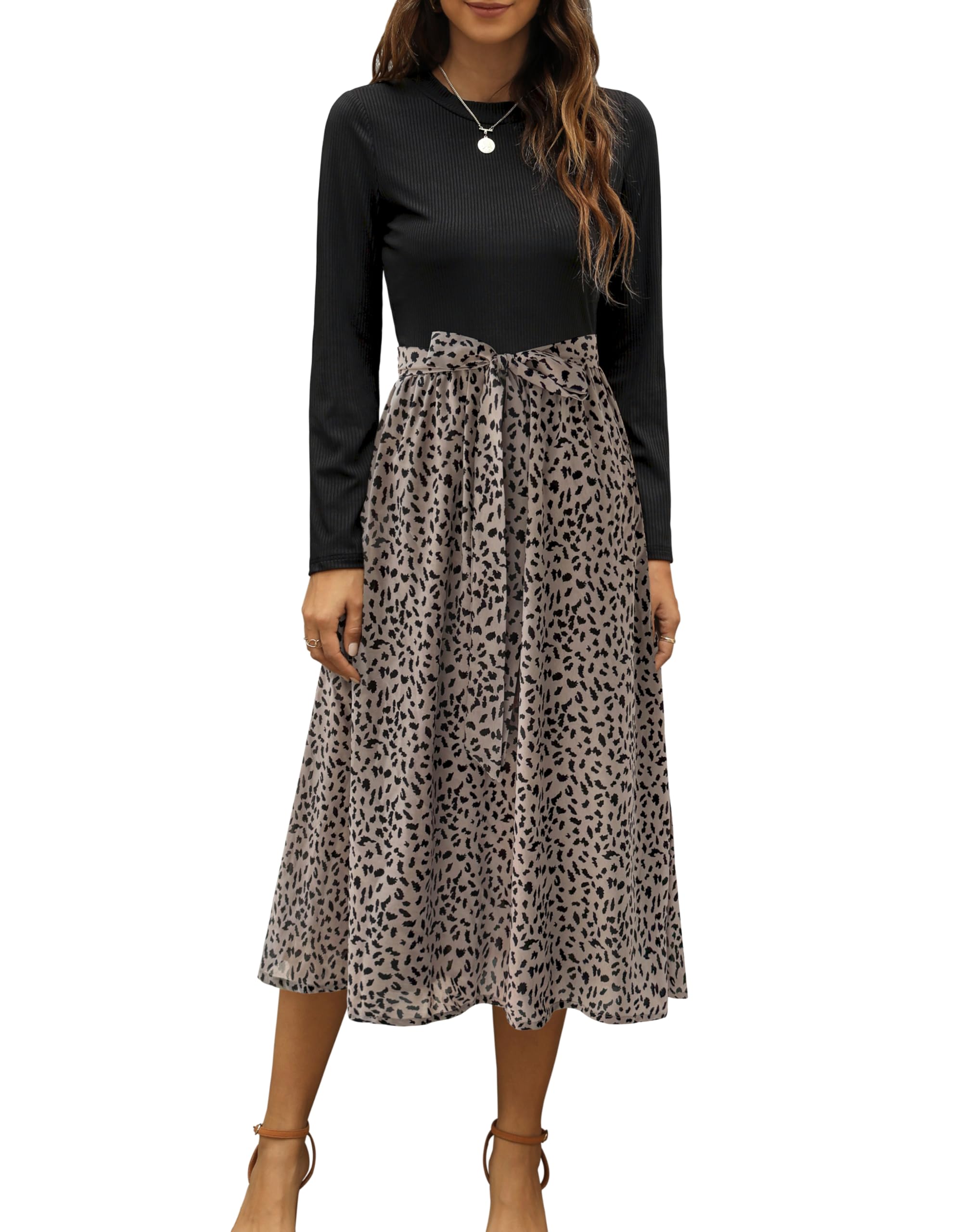 Zattcas Damen Summer Work Dress Modern
