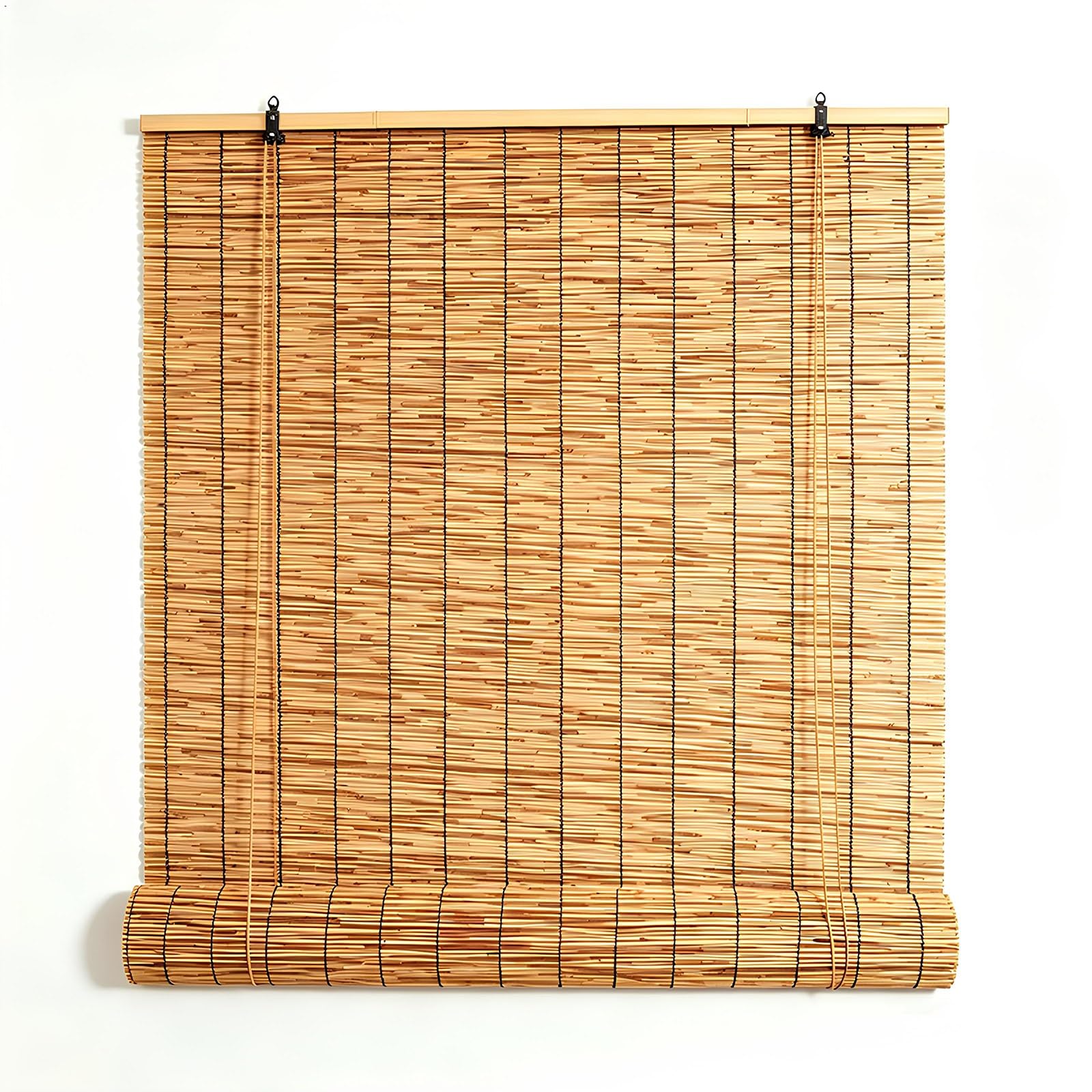 Bamboo Blinds for Patio Privacy, Roll Up Bamboo Shades for Pergola and Porch, Weather Resistant Outdoor Window Shade with Light Filtering Design(90Wx170Hcm)