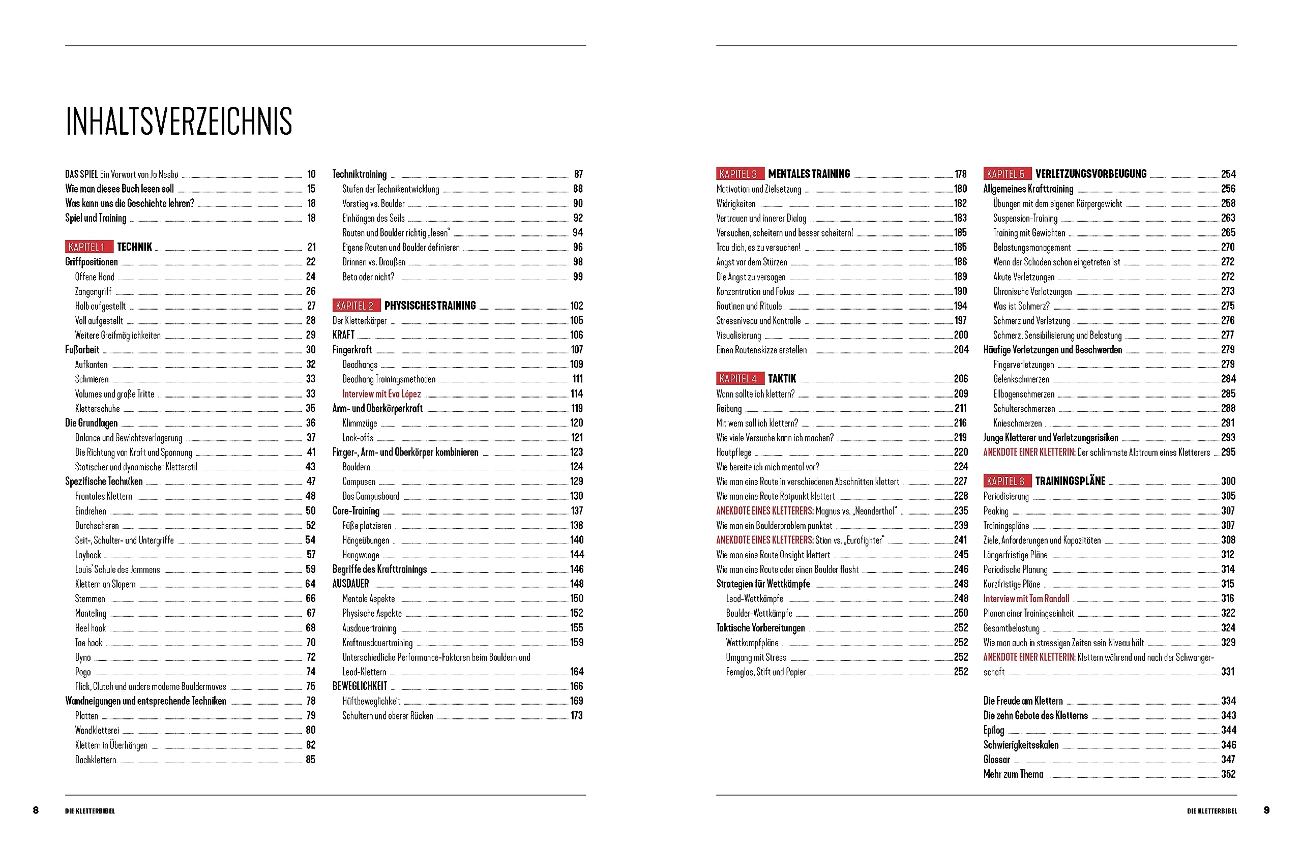 Die Kletterbibel: Technisches, physisches und mentales Training
