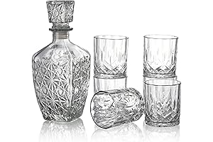 Barvivo Glass Liquor Decanter Kit: Enhance Your Spirits