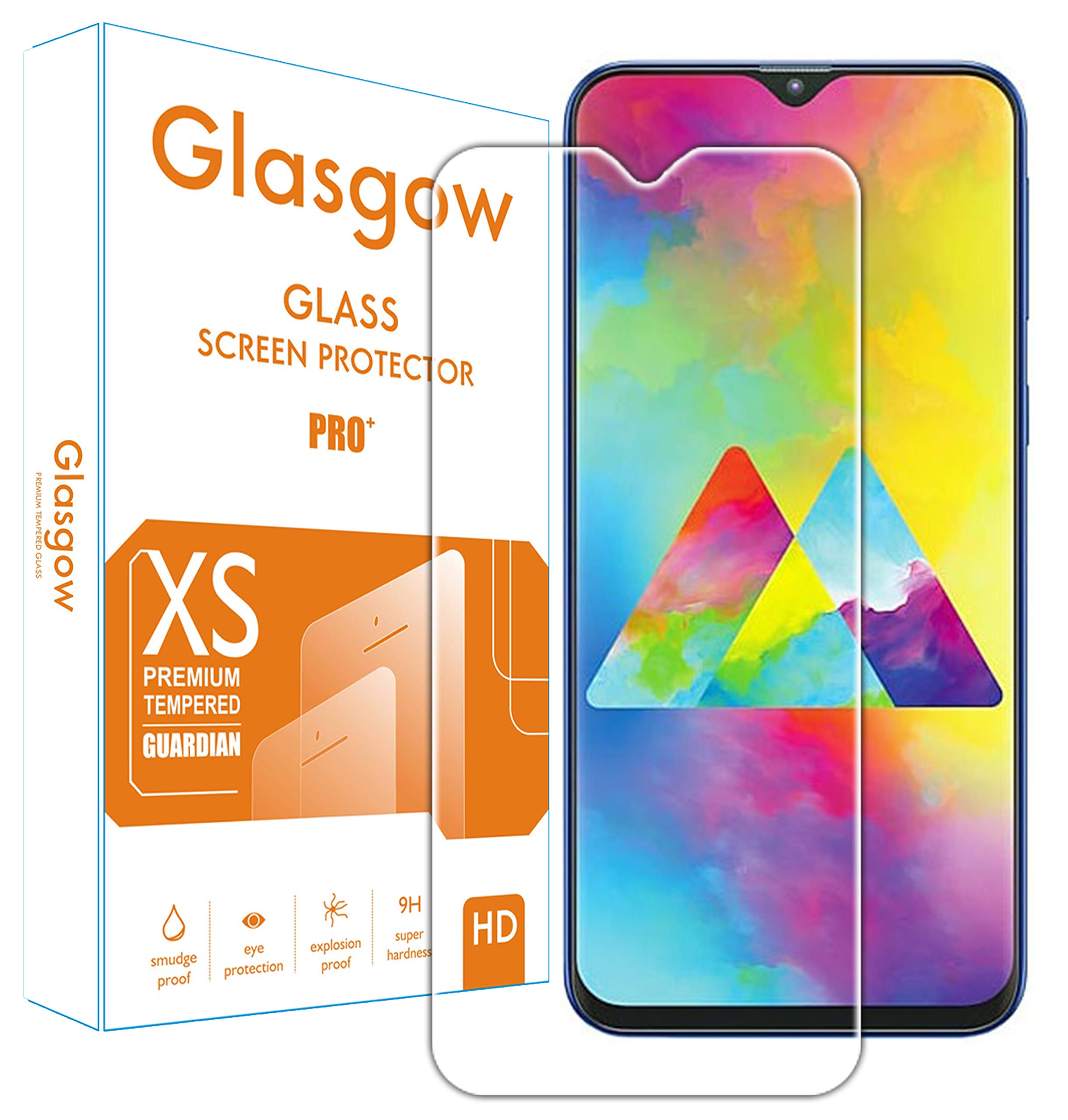 Glasgow Screen Protector for Samsung Galaxy M02 [Tempered Glass Guard] [Gorilla] Easy Installation [Anti FingerPrint] (B08W9X75YY) Amazon Price History, Amazon Price Tracker