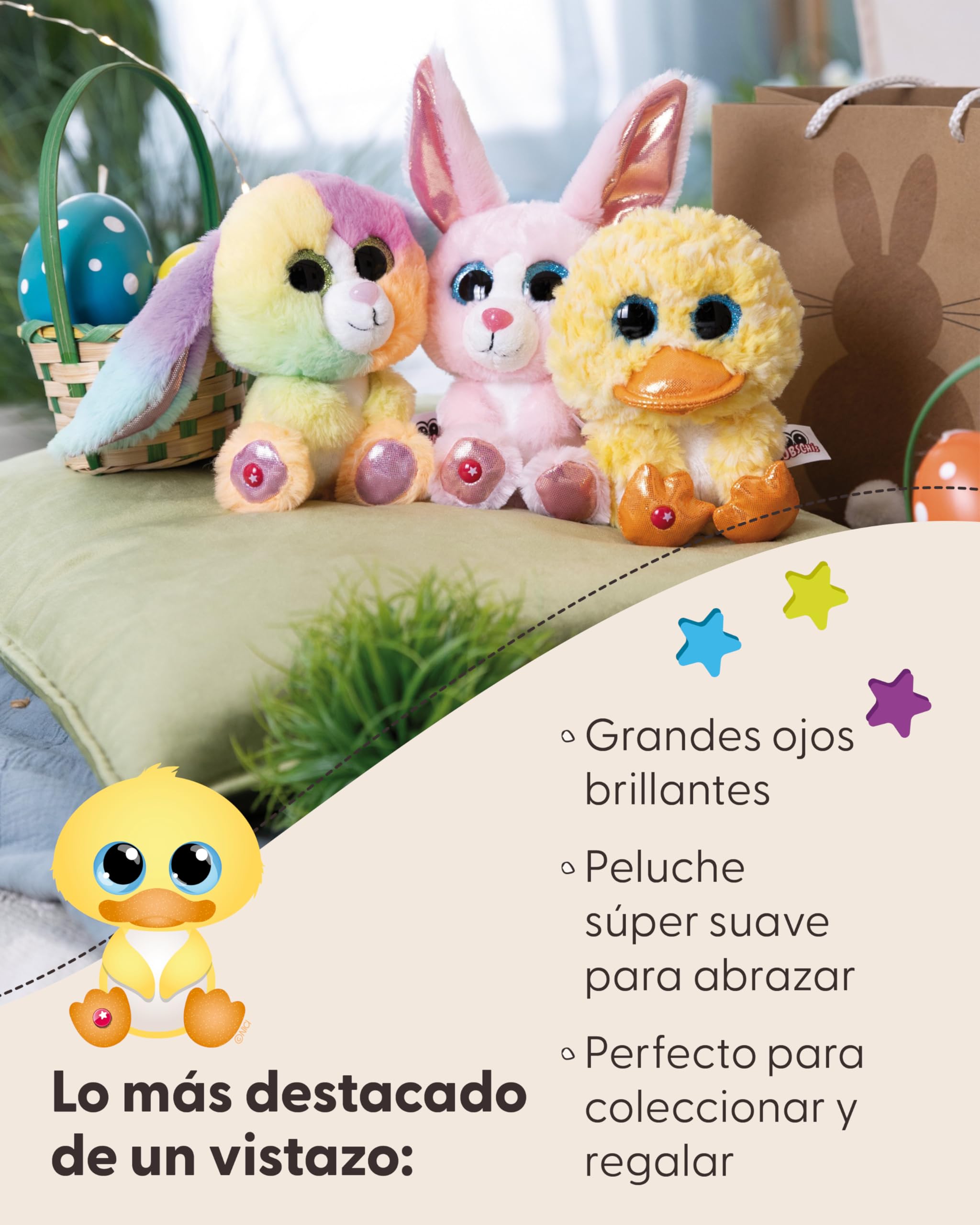 NICI GLUBSCHIS Peluche Pato Honey DEE, 15 cm, Amarillo, Animal de Peluche Suave para abrazar y Jugar, para niños y Adultos - 62499 — view 5