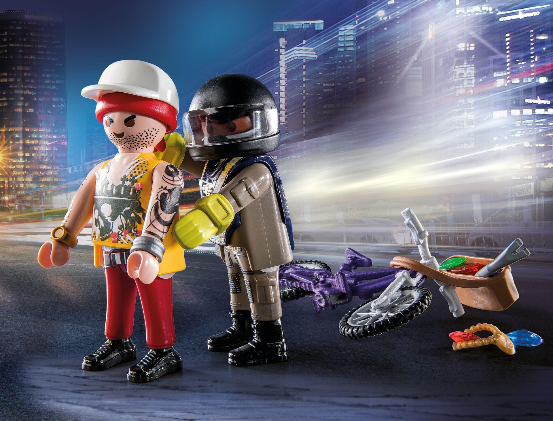 Amazon.com: Playmobil Starter Pack Special Forces and Thief : Toys