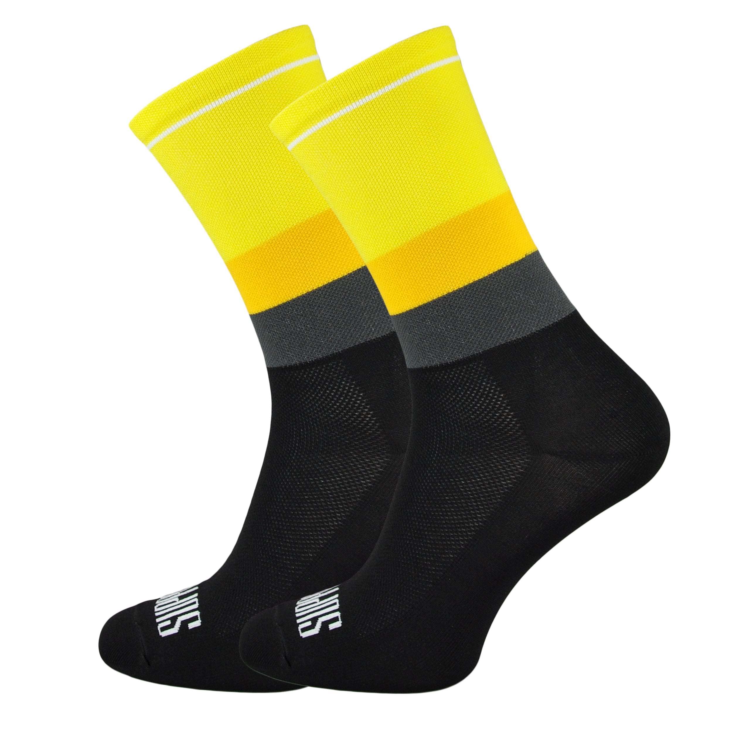 SUPPORT calzini da ciclismo da uomo tecnologia traspirante antiscivolo accessori monocolore