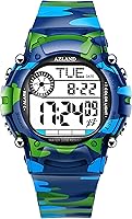 Vista 1 de AZLAND Reloj de pulsera para niños y niñas, con 3 múltiples alarmas, Digital