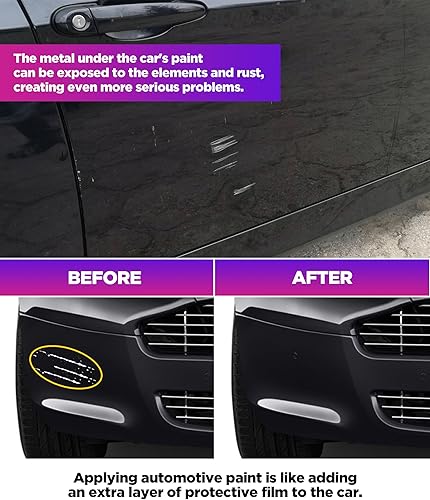 Miniatura 3 de Bolígrafo de pintura de retoque de automóvil, pintura de retoque automotriz 2 en 1, reparación de arañazos de pintura de auto fácil y rápida,