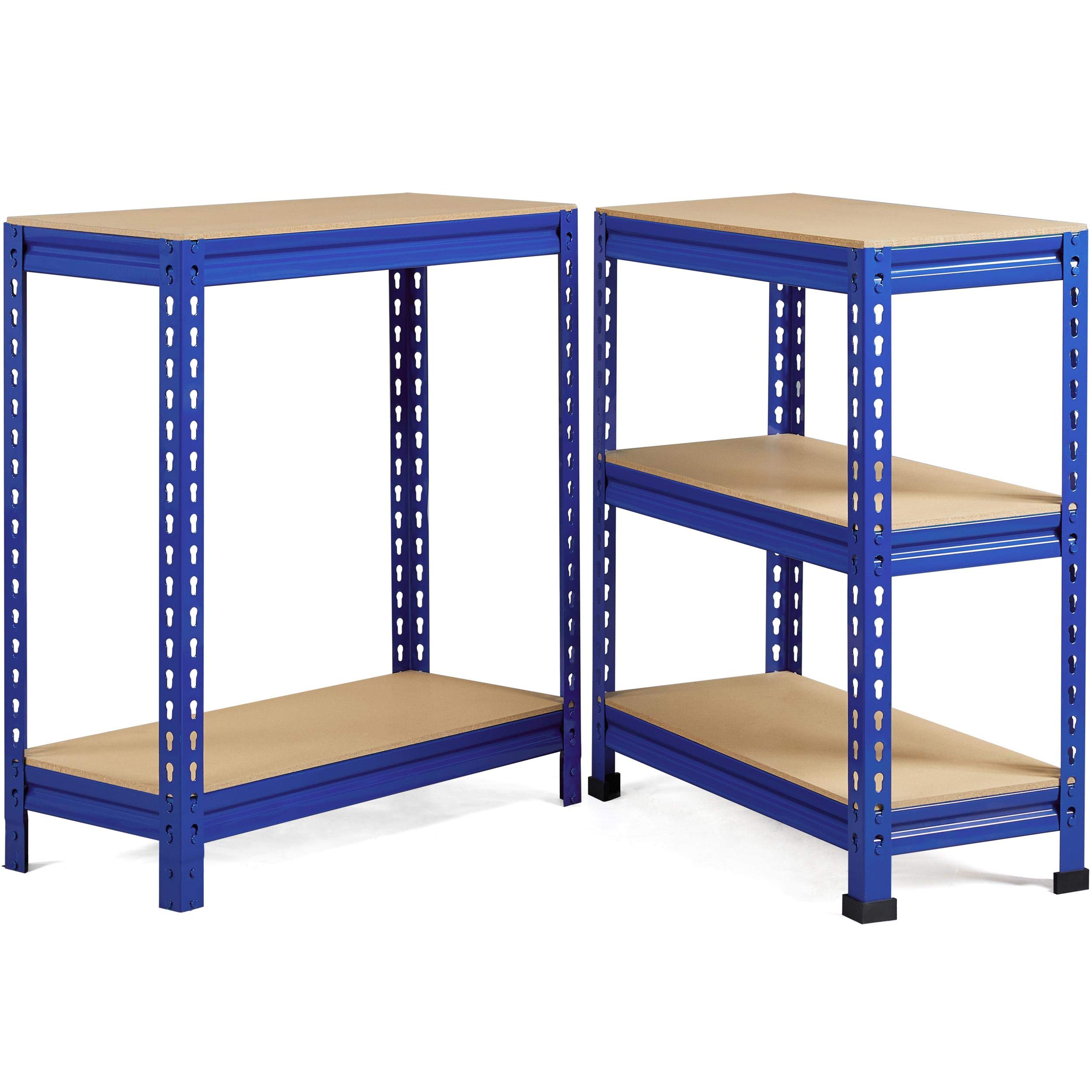 Yaheetech Estanteria Metalica Galvanizada Estanteria Almacenaje de Cargas Pesadas Estante Trastero para Hogar, Garaje, Cocina 150x70x30cm