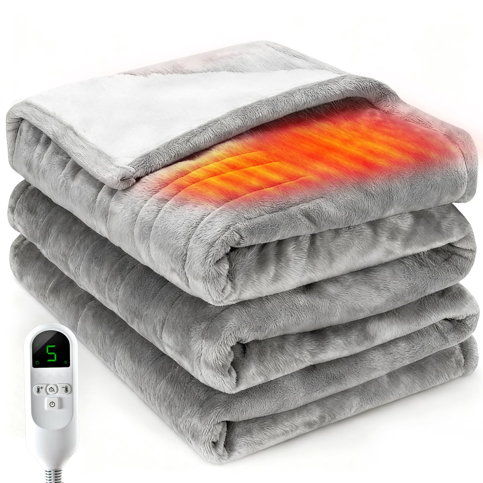 Amazon.co.jp : 【2025新型 3層加厚】電気毛布 掛け 敷き 188×130cm