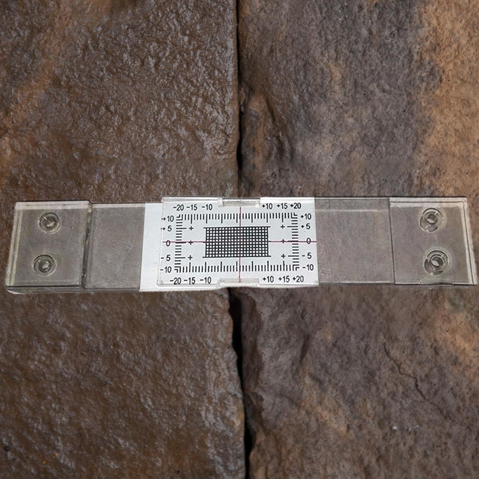 10 Stück Riss Messgerät, Rissüberwachungsaufzeichnung, Rissmonitor Wand, Acryl Risse Überwachung Datensatz, Rissecken Ecken Monitor