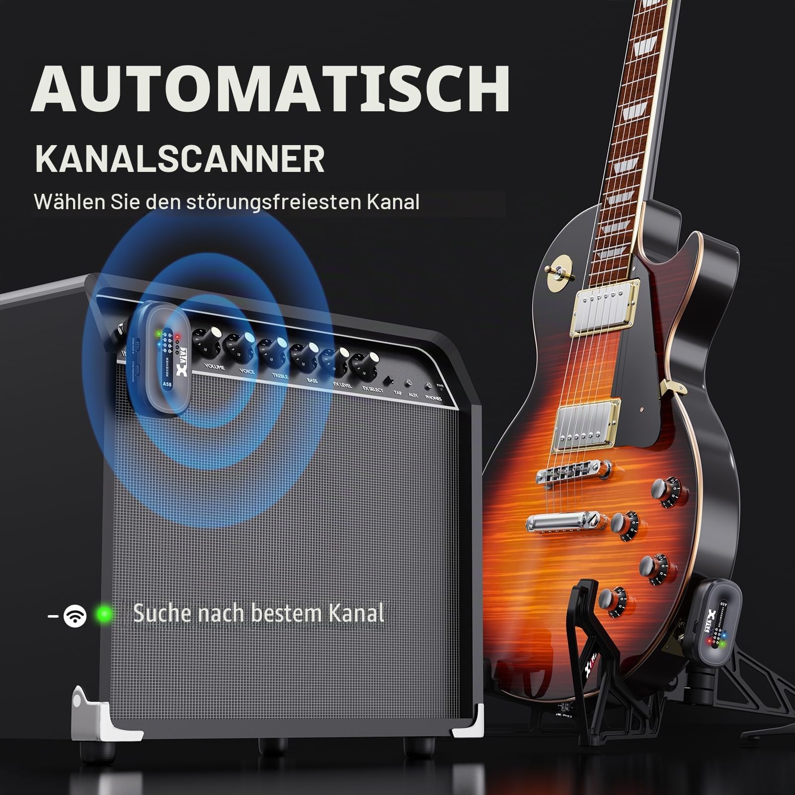XVive A58 Bundle, A58 with BCA58 Charging Case