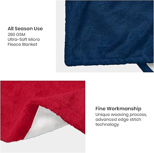 Miniatura 8 de ANTKING Manta de Los Ángeles personalizada con cualquier nombre y cualquier número, regalos para hombres, mujeres y bebés