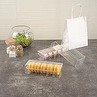 Vista 9 de Restaurantware - Sweet Vision - Contenedores de macarrones de 7.5 x 2.6 x 2 pulgadas, 100 cajas de macarrones resistentes - Se adapta a 5