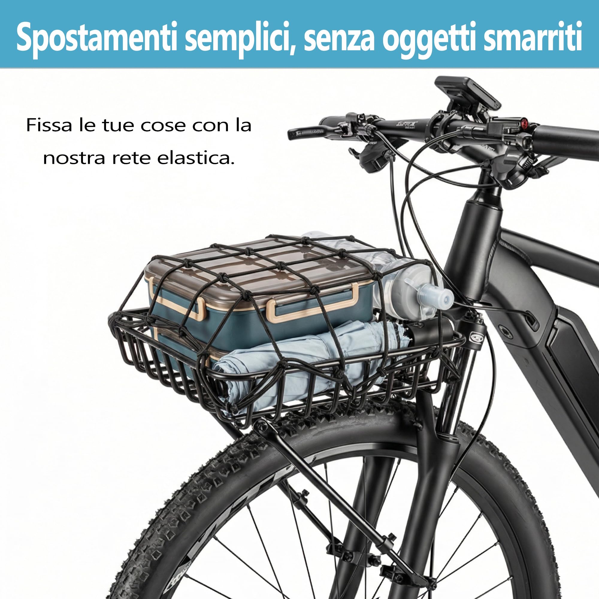 Portapacchi anteriore per bici, BFR0102FT