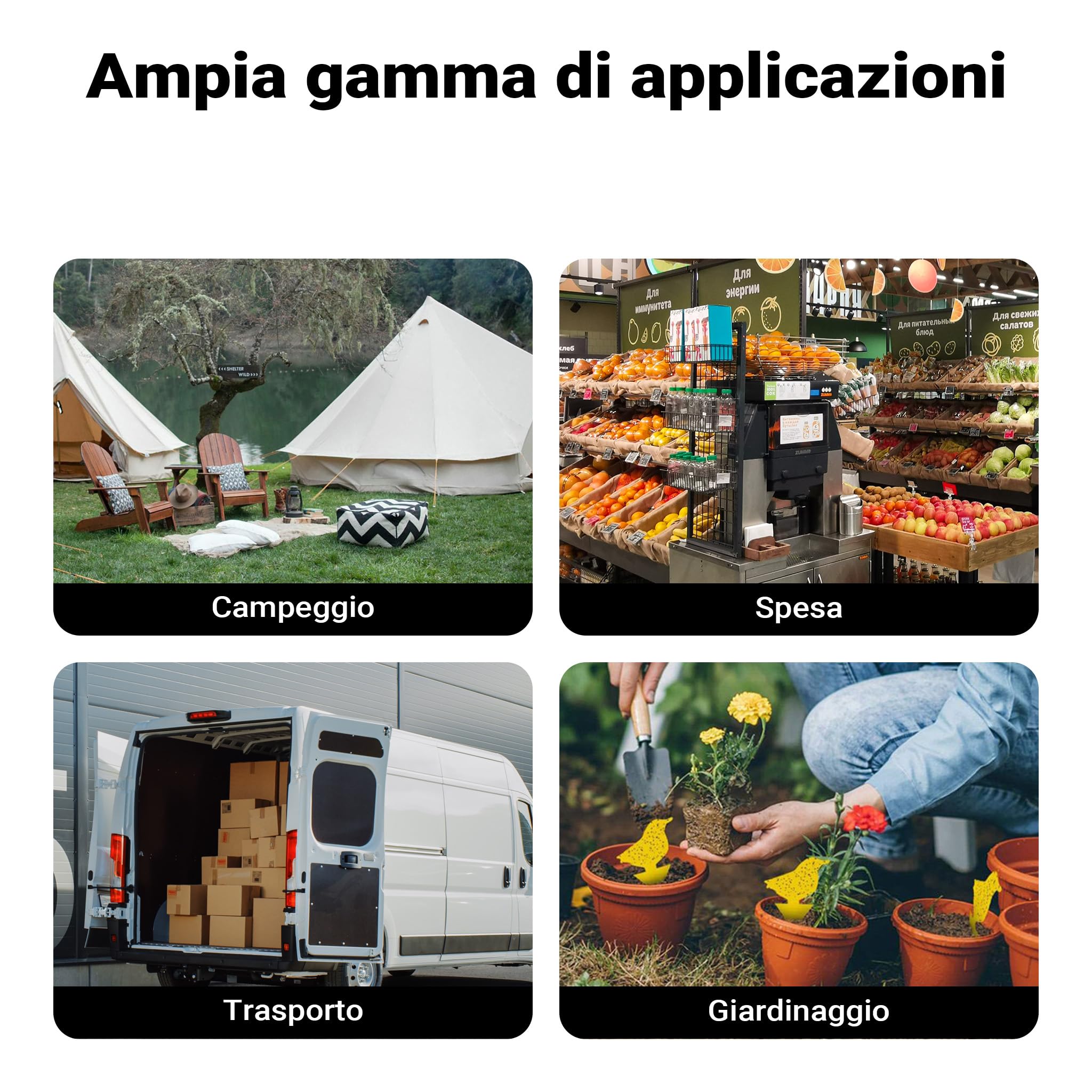 Carretto a mano pieghevole, max 100 kg, tessuto impermeabile nero e manico telescopico, Carrello spiaggia