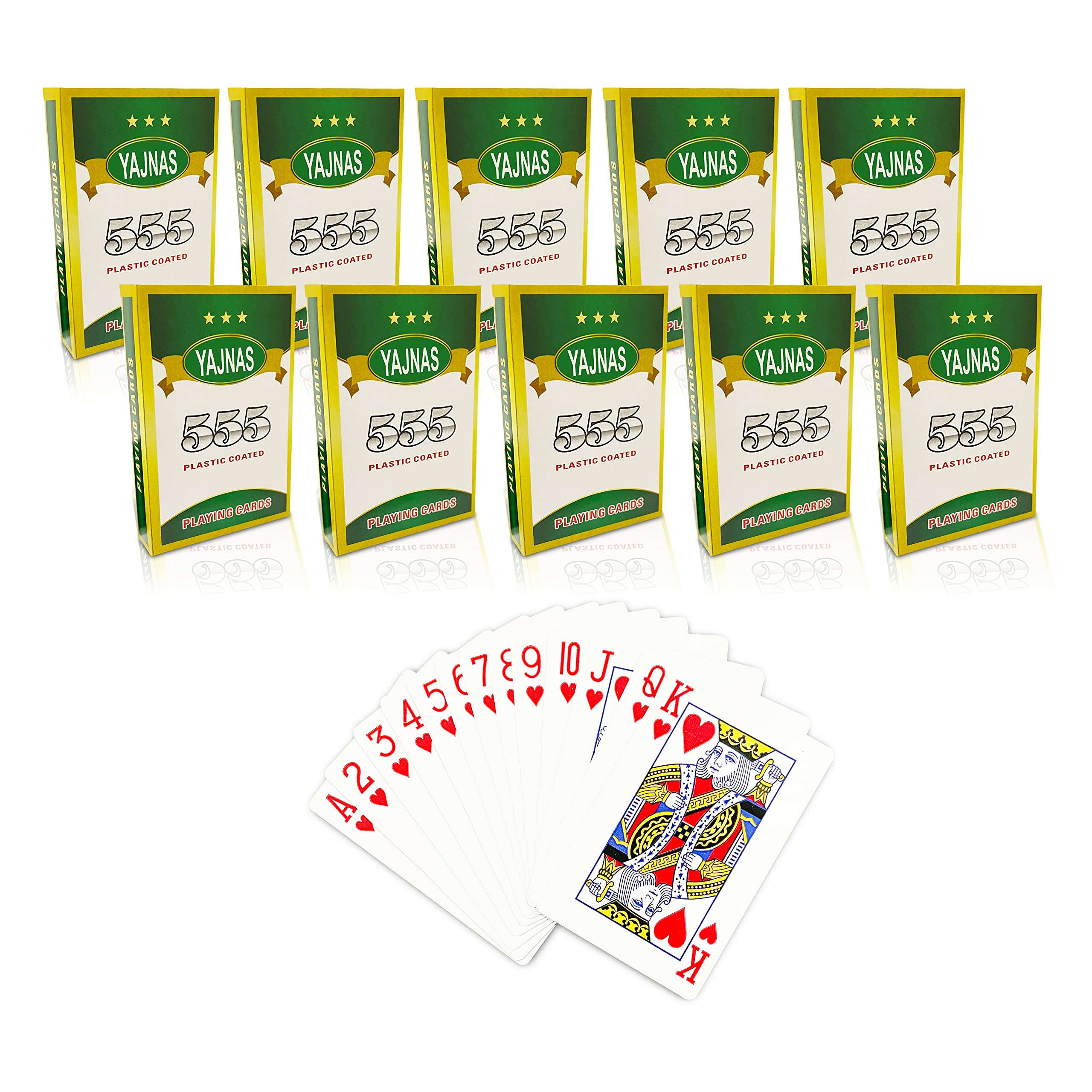 YAJNAS Pocker/Rummy Decks Playing Cards, Pack of Cards for Child and Adult Playing Cards (Multicolour) – Set of 10 (B08KRJNBJF) Amazon Price History, Amazon Price Tracker