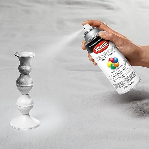 Vista 410 de Krylon - Pintura y primer en aerosol COLORmaxx K05511007, 12 onzas, rojo cereza brillante Cherry Red