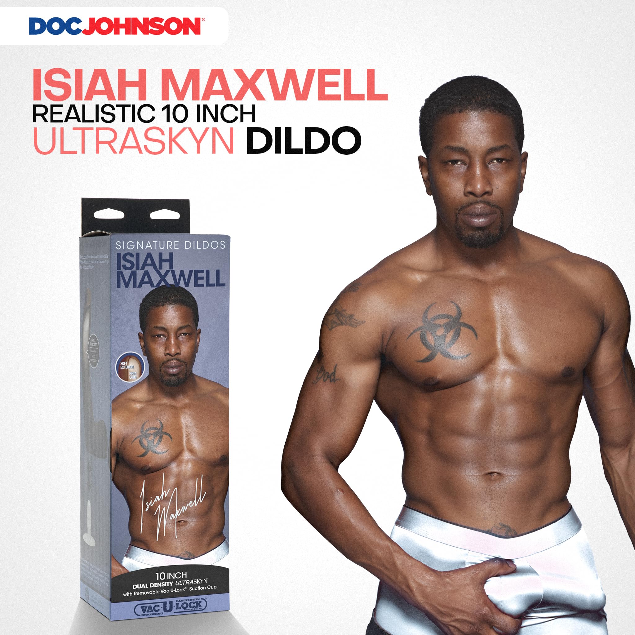 Signature Cocks Isiah Maxwell consolador. 590 g