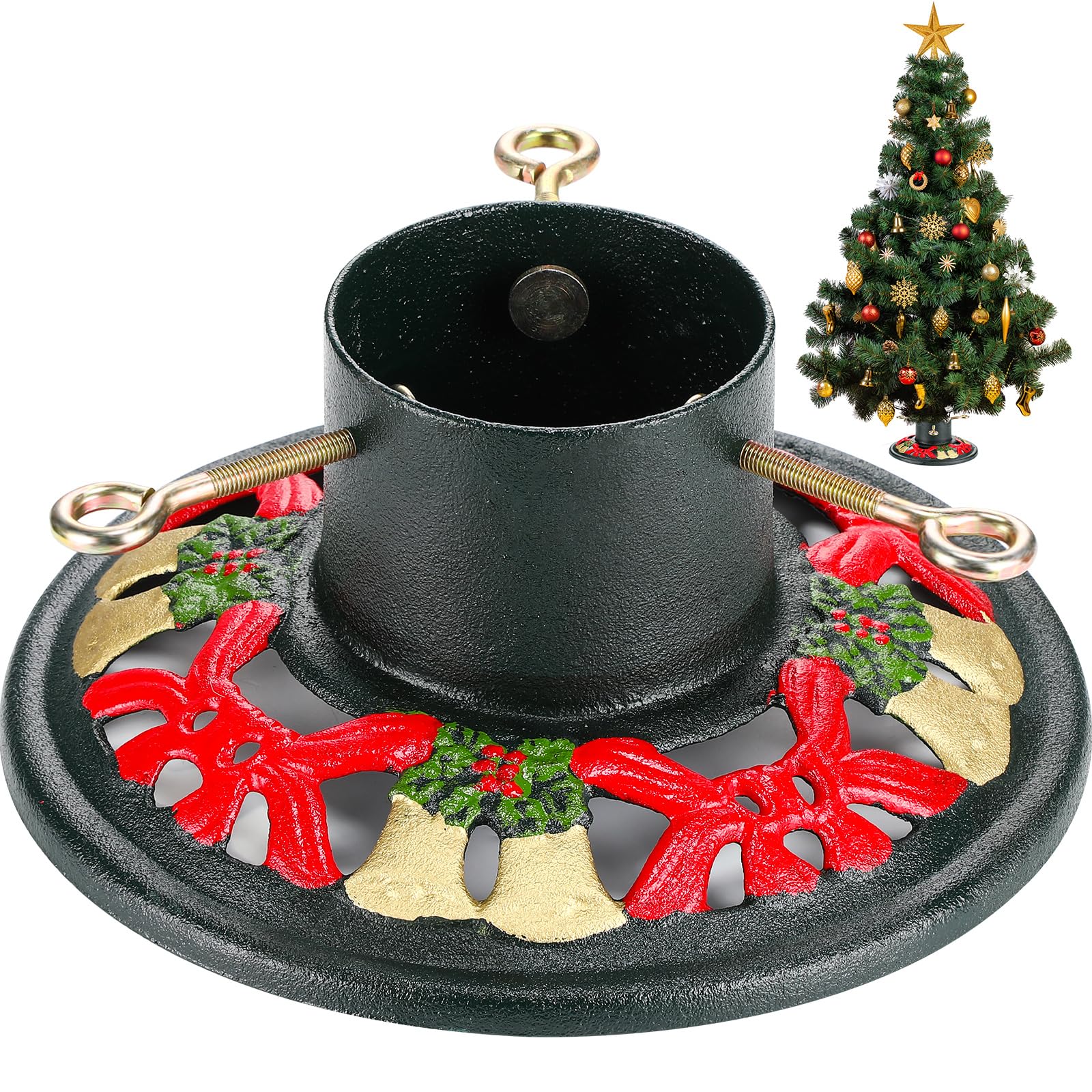 Soporte Arbol Navidad GKanMore Soporte De Base De árbol De Navidad  Artificial, Soporte De Base Decorativa Arbol De Navidad, image size:1600x1600