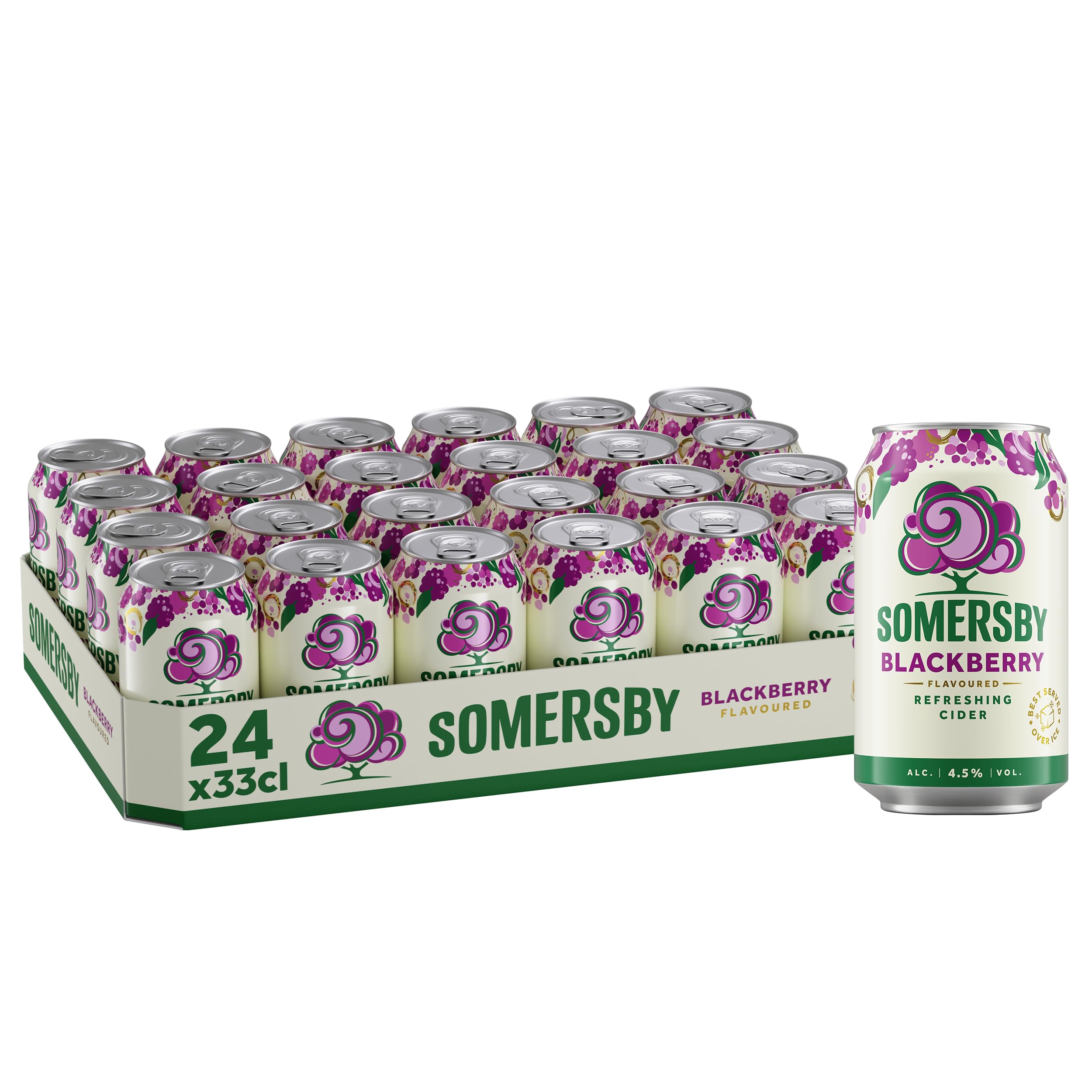 Somersby Blackberry Cider, Dose Einweg (24 x 0.33 L)