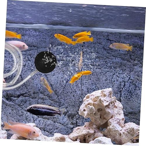 Miniatura 6 de Hohopeti 1 Unidades Bomba de oxígeno portátil tanque de peces tanque de peces bomba de aire acuario bomba de aire plástico negro sin batería de
